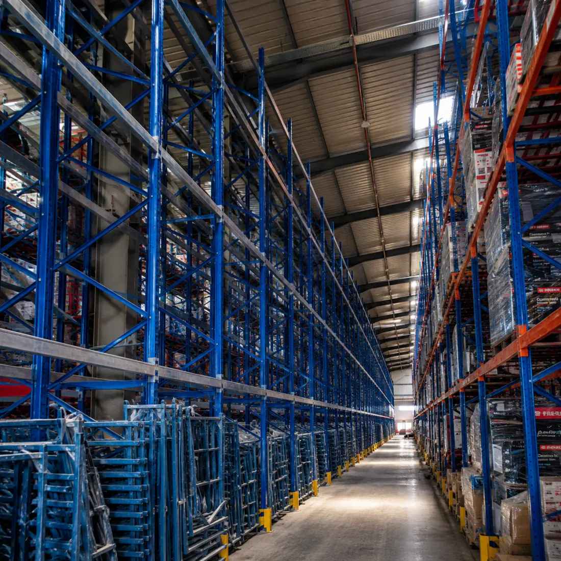 Organized industrial warehouse delivered by Al Sheref